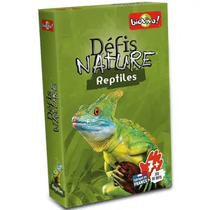 Bioviva Défis Nature - Reptiles- Jeu de bataille pas cher
