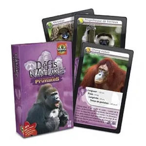 Jeu de questions-réponses BIOVIVA Défis Nature - Primates pour enfants à partir de 7 ans pas cher