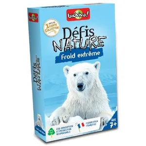 Comparateur de prix : Jeu de cartes BIOVIVA Défis Nature - Froid extrême pour enfants à partir de 7 ans