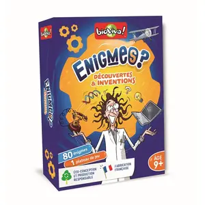 Jeu de cartes Bioviva Enigmes Découvertes et Inventions pas cher
