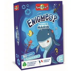 Jeu de cartes Bioviva Enigmes Monde marin pas cher
