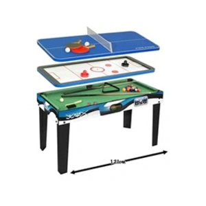 Table multi-jeux - USG - Billard américain, Air hockey, Ping-pong - Mixte - 121 x 58 cm pas cher