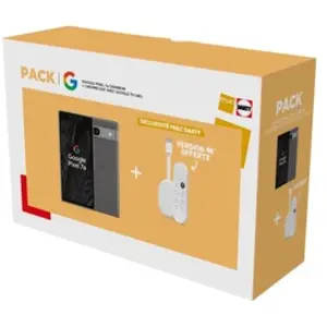 Google Pack Pixel 7a 128Go Charbon 5G + CCTV 4K pas cher