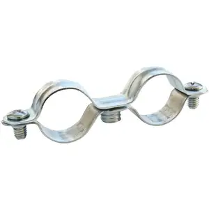 BLANC HABITAT Ayor - Collier double Ø14 - Boite de 100 - Acier nickeléVendu parscrewfix
