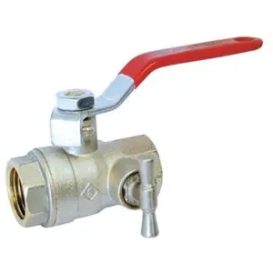 Comparateur de prix : SOMATHERM Vanne à sphère à purge manette plate FF 26/34 - 1" Pronorm