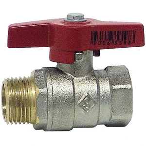 Comparateur de prix : Vanne à sphère SOMATHERM - ACS - Mâle/Femelle 3/8" - Gris/Rouge/Cuivré