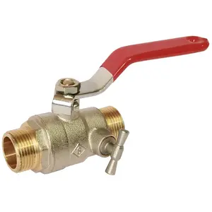 Comparateur de prix : SOMATHERM Vanne a sphere ACS - Mâle mâle 15 / 21 (1 / 2) - A purge PN30
