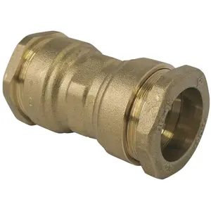 Comparateur de prix : Somatherm SOMATHERM Raccord laiton pour Tube PE - Manchon Egal - O 40