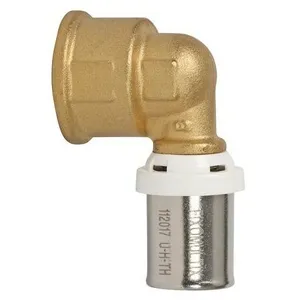 Coude femelle multicouche à sertir 20mm x 15/21 - 1/2" Fixoconnect