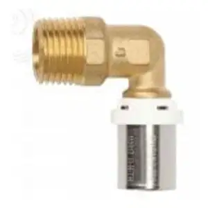 Coude mâle multicouche à sertir 20mm x 20/27 - 3/4" Fixoconnect