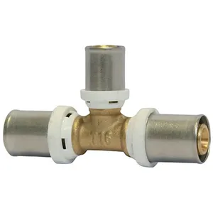 Té réduit multicouche à sertir 32 x 26 x 32mm Fixoconnect pas cher