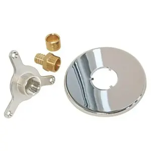 Pronorm Applique d'arrosage chromée avec raccord PER à glissement 16mm x 1/2" Fixoconnect pas cher