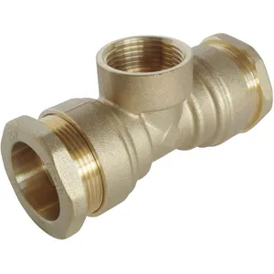 SOMATHERM Raccord laiton Té femelle PE Ø 25 - Filetage 3/4"