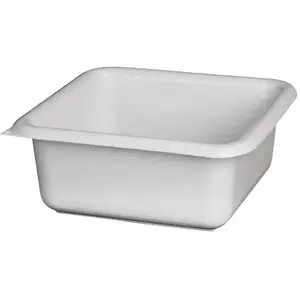 Comparateur de prix : ALUMINIUM ET PLASTIQUE - Cuvette carrée 29cm 6.5l Gris
