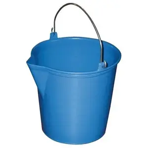 Comparateur de prix : Aluminium Et Plastique - Seau ménage à bc verseur 13 litres, gradué, bleu