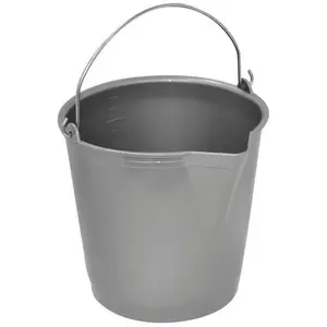 Comparateur de prix : ALUMINIUM ET PLASTIQUE Seau à bec gradué avec anse en métal - 13 L