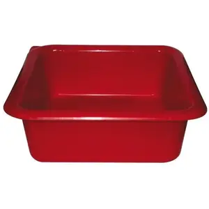 Comparateur de prix : ALUMINIUM ET PLASTIQUE Cuvette carrée - 24 cm - 3 L - rouge