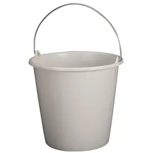 Comparateur de prix : ALUMINIUM ET PLASTIQUE Seau de ménage gradué - 8 L - gris moucheté