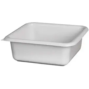 Comparateur de prix : ALUMINIUM ET PLASTIQUE - Cuvette carrée 20cm 1.5l Gris moucheté