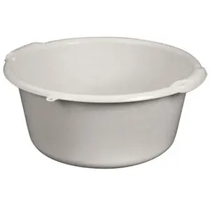 Comparateur de prix : ALUMINIUM ET PLASTIQUE Bassine ronde 20 L - D: 45 cm x 20 cm - gris moucheté