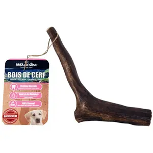 Friandise Chien Wouapy Bois de cerf Taille L pas cher
