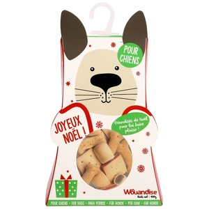 Friandises Chien Wouapy Boîte de Noël pas cher