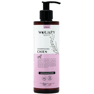 Hygiène Chien Wouapy Shampooing Antiparasitaire 400 ml pas cher