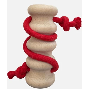 Jouet Chien Wouapy Jouet en Bois et en Corde Wave 18 cm pas cher