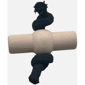 Jouet Chien Wouapy Jouet en Bois et en Corde Ovni 10 cm pas cher
