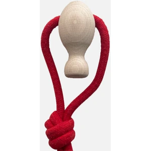 Jouet Chien   Wouapy Jouet en Bois et en Corde Fish   10 cm pas cher