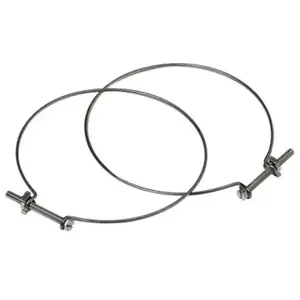 Collier Aldes Ø 100 mm pour raccord conduit souple, lot de 2Vendu parcastorama