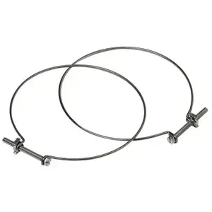 Collier Aldes Ø 125 mm pour raccord conduit souple, lot de 2Vendu parcastorama