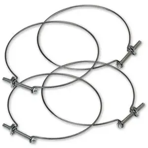 Collier Aldes Ø 80 mm pour raccord conduit souple, lot de 4Vendu parcastorama