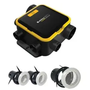 Aldes Kit VMC simple flux autoréglable compact EasyHome avec grilles BIPVendu parcastorama