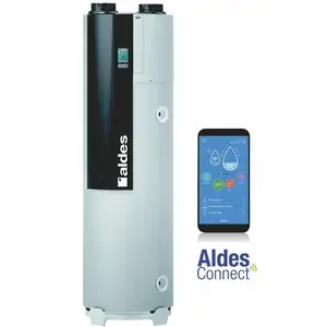 Chauffe-eau thermodynamique - Aldes - T.Flow Hygro Connecté - 11023384 pas cher