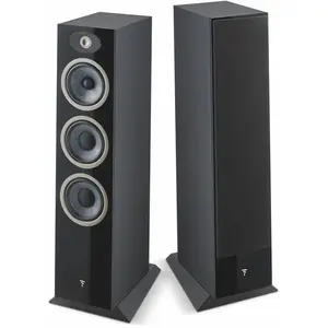 Focal Theva No.3 Enceinte sur Pied à 3 Voies à Faible réflexe Noir