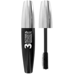 MISS COP - Mascara 3 actions - couleur 01 noir volume allonge & reco... pas cher