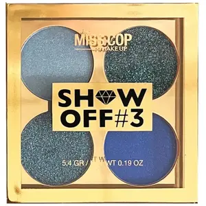 Miss Cop - show off 3 Fard à paupières 5.4 g Gris unisex pas cher