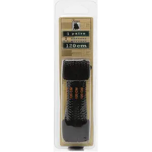 Lacets Tresse Large 120 cm par Famaco Noir T.U Accessoires pas cher