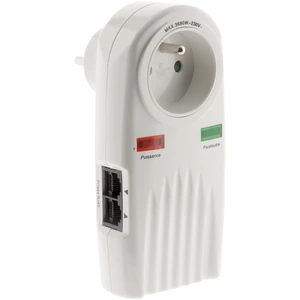 Arm Parafoudre 1 prise protection téléphone + tv f/f 9,52mm (+ 2 raccords sat m/f) pas cher