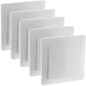 Comparateur de prix : Zenitech Lot de 5 interrupteurs encastrés - blanc - 10A - Zenitech