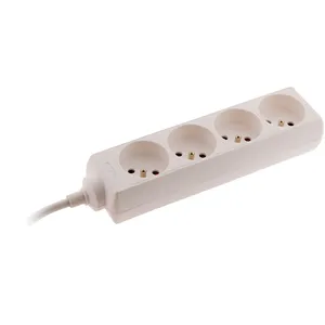 ZENITECH Bloc multiprises 4 prises 16A blanc