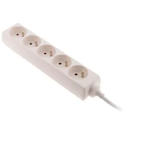 Comparateur de prix : Bloc multiprise ZENITECH 5 prises 16A - Blanc