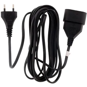 Comparateur de prix : Rallonge électrique ZENITECH 5m - câble HO3VVH2F 2 x 0.75 - Noir