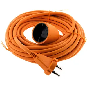 Inotech Prolongateur 16A HO5VV-F 2x 1,5 2P sans terre Orange 10m - Zenitech
