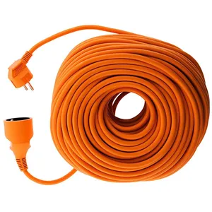 Zenitech - Prolongateur jardin 16A HO5VV-F 3G1,5 2P+Terre 50m - Orange pas cher