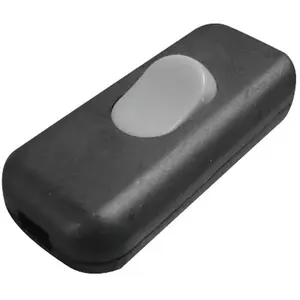 WEEKEND ZENITECH Interrupteur unipolaire luminescent - Noir en