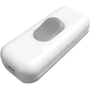 VYNEX ZENITECH Interrupteur unipolaire luminescent - Blanc en pas cher
