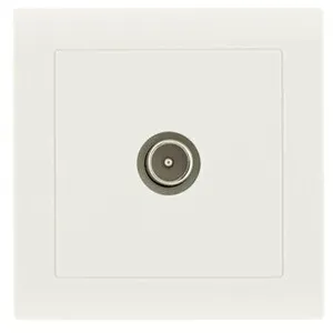 Zenitech Prise tv saillie, complet Besto, blanc pas cher