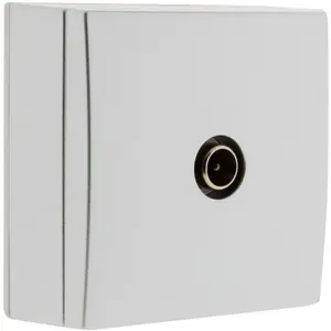 ZENITECH Prise TV D.9,52 saillie Chrome pas cher